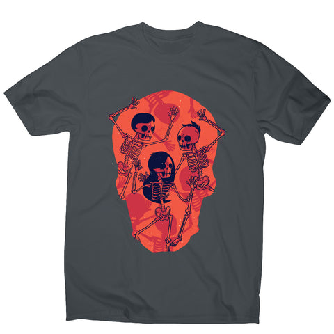 Skeleton spooky dance - men's funny premium t-shirt - Graphic Gear