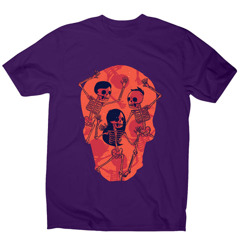 Skeleton spooky dance - men's funny premium t-shirt - Graphic Gear