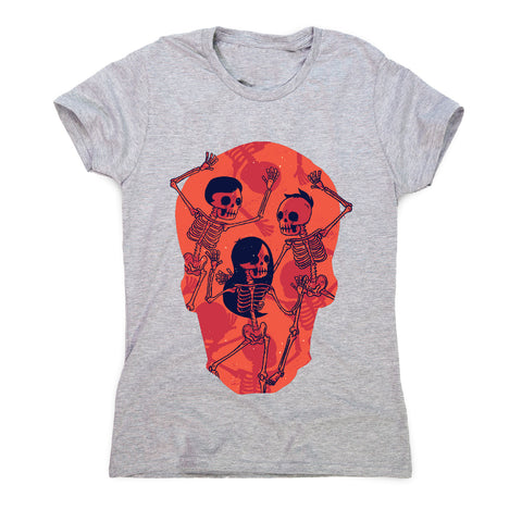 Skeleton spooky dance - women's funny premium t-shirt - Graphic Gear