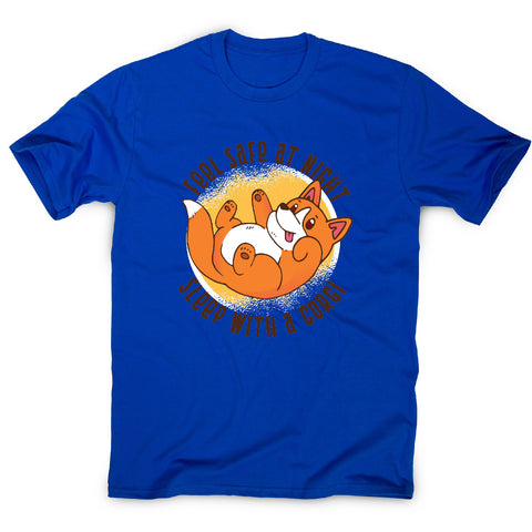 Sleep with corgi - funny dog men's t-shirt - Graphic Gear