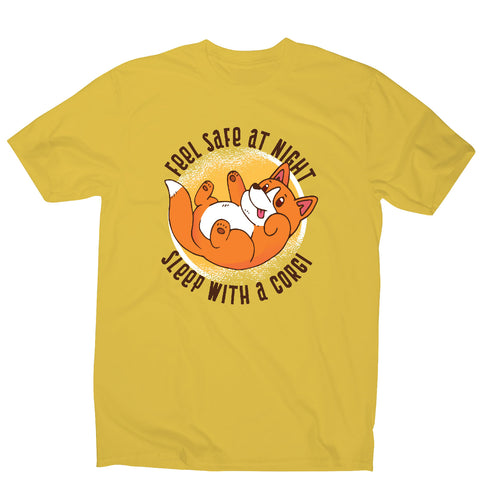 Sleep with corgi - funny dog men's t-shirt - Graphic Gear