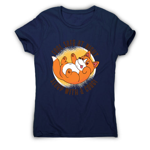 Sleep with corgi - funny dog women's t-shirt - Graphic Gear