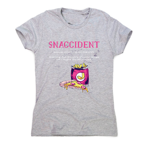 Snaccident - women's funny premium t-shirt - Graphic Gear