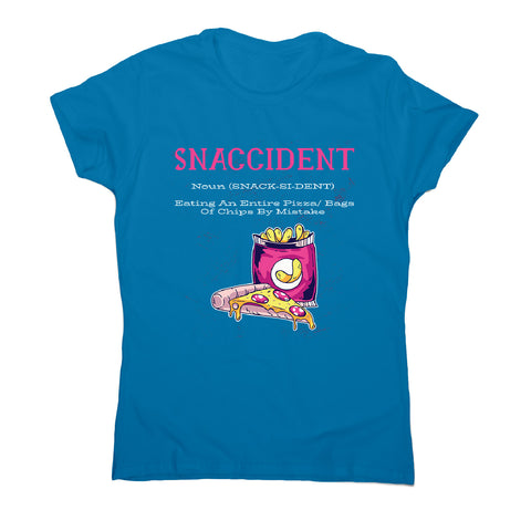 Snaccident - women's funny premium t-shirt - Graphic Gear