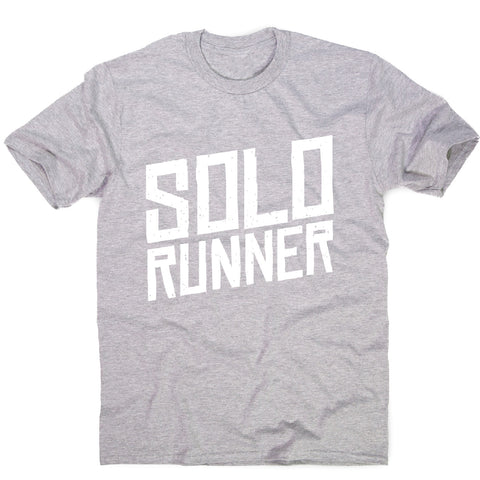 Solo runner - men's funny premium t-shirt - Graphic Gear