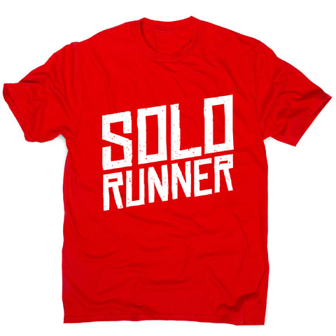 Solo runner - men's funny premium t-shirt - Graphic Gear