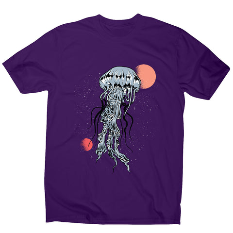 Space jellyfish - men's funny illustrations t-shirt - Graphic Gear