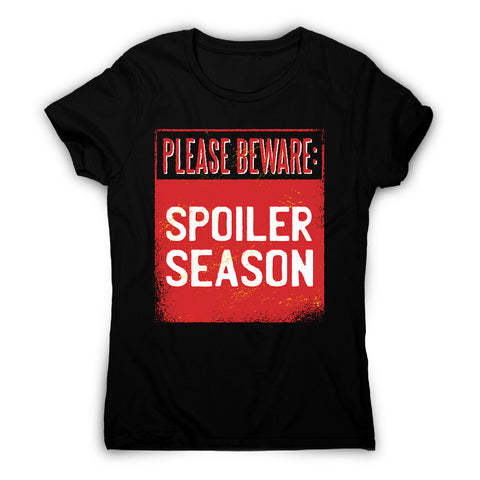 Spoiler alert - women's funny premium t-shirt - Graphic Gear