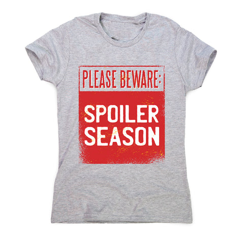 Spoiler alert - women's funny premium t-shirt - Graphic Gear
