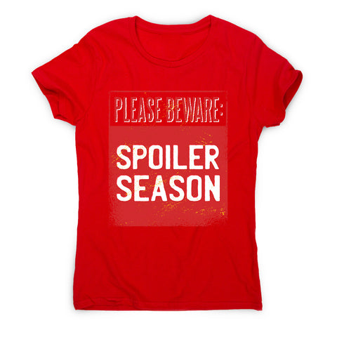 Spoiler alert - women's funny premium t-shirt - Graphic Gear
