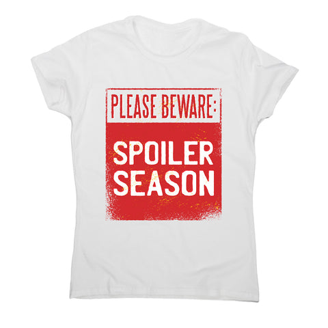 Spoiler alert - women's funny premium t-shirt - Graphic Gear
