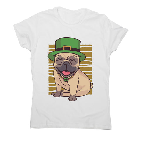 St. Patrick's day pug - women's t-shirt - Graphic Gear
