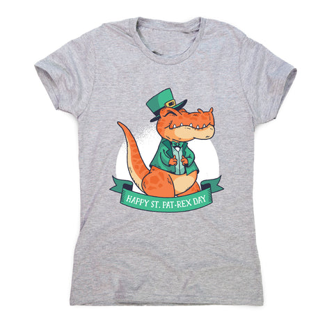 St. Patrick's t-rex women's t-shirt - Graphic Gear