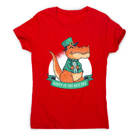St. Patrick's t-rex women's t-shirt - Graphic Gear