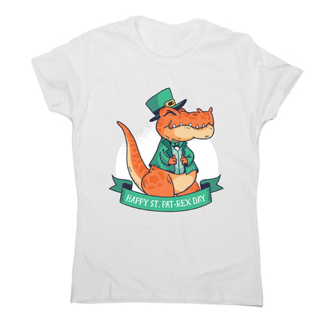 St. Patrick's t-rex women's t-shirt - Graphic Gear