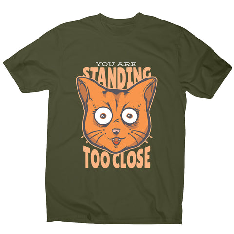 Stand close - men's funny premium t-shirt - Graphic Gear