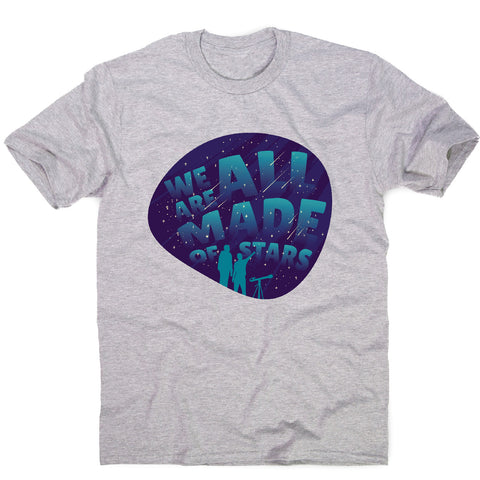 Stargazing lettering - men's funny premium t-shirt - Graphic Gear
