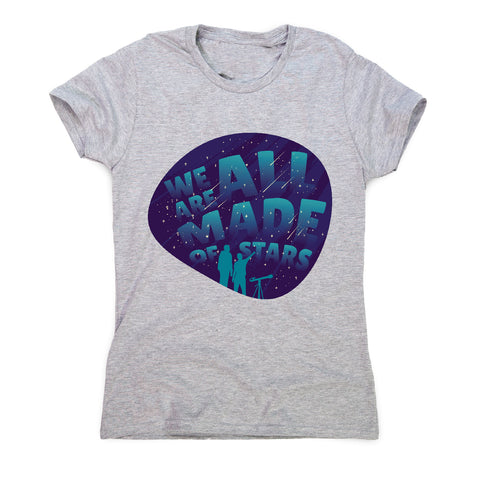 Stargazing lettering - women's funny premium t-shirt - Graphic Gear