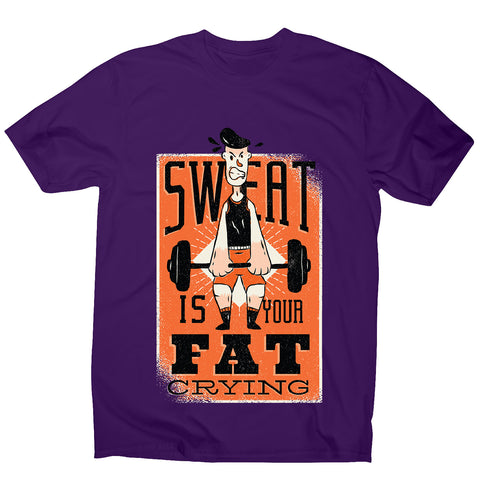 Sweat quote - men's funny premium t-shirt - Graphic Gear