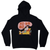 Santa Claus chilling Christmas hoodie Black