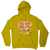 Santa Claus chilling Christmas hoodie Yellow