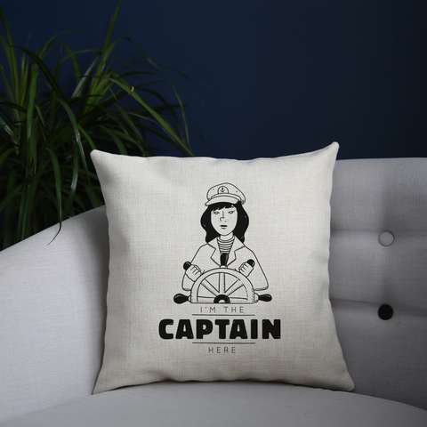 Ship captain cushion 40x40cm Cover +Inner