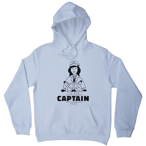 Ship captain hoodie White