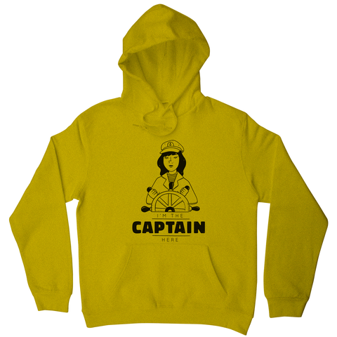 Ship captain hoodie Yellow