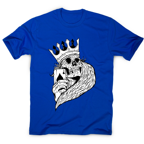 Skeleton king poker t-shirt men's - Graphic Gear