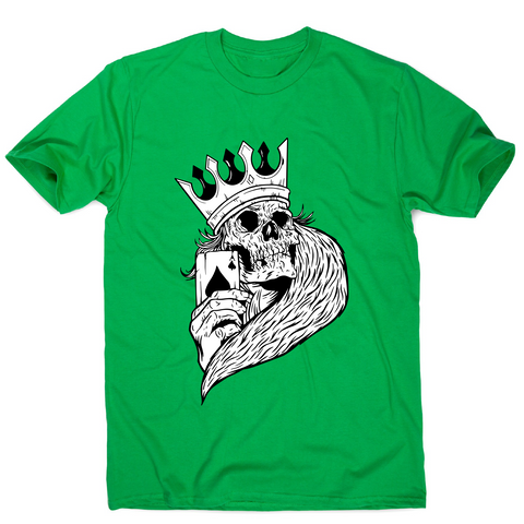 Skeleton king poker t-shirt men's - Graphic Gear