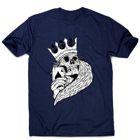 Skeleton king poker t-shirt men's - Graphic Gear