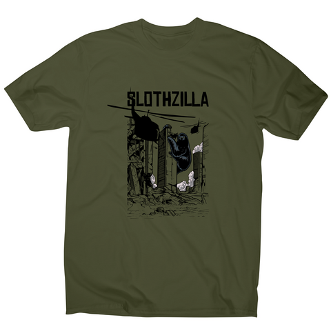 Slothzilla funny sloth t-shirt men's - Graphic Gear