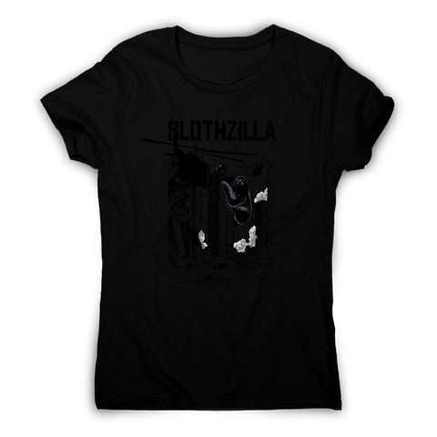 Slothzilla funny sloth t-shirt women's - Graphic Gear