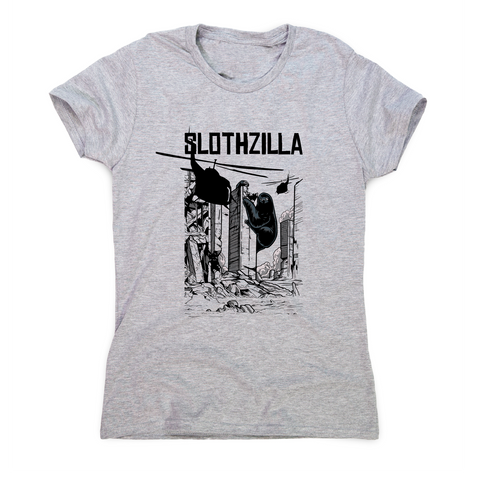 Slothzilla funny sloth t-shirt women's - Graphic Gear