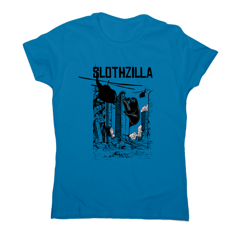 Slothzilla funny sloth t-shirt women's - Graphic Gear