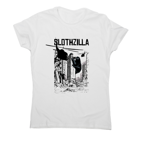 Slothzilla funny sloth t-shirt women's - Graphic Gear