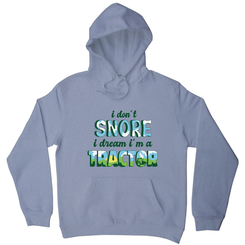 Snoring funny quote hoodie Grey