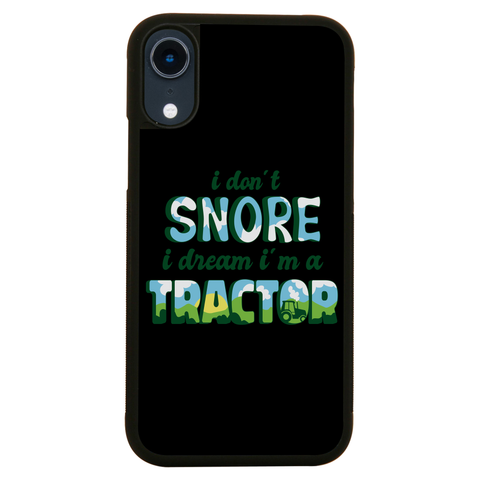 Snoring funny quote iPhone case iPhone XR