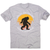 Social distancing bigfoot men's t-shirt Grey