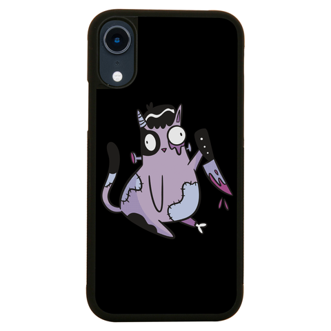 Spooky zombie cat iPhone case iPhone XR