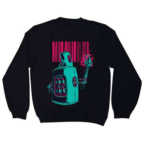 Robot graffiti - Sweatshirt - Graphic Gear