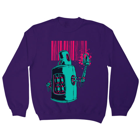 Robot graffiti - Sweatshirt - Graphic Gear