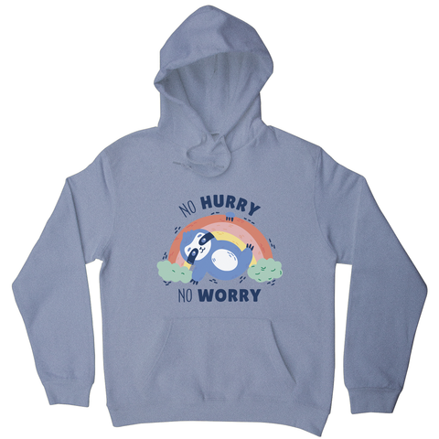 Sweet sloth quote hoodie Grey