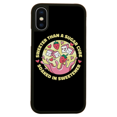Sweeter than sugar iPhone case iPhone X
