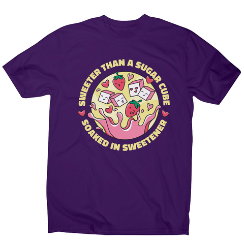 Sweeter than sugar men's t-shirt Purple