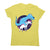 T-rex riding unicorn - women's funny premium t-shirt - Graphic Gear