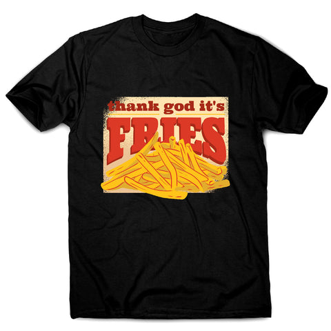 T.G.I.F. Fries - funny foodie - men's t-shirt - Graphic Gear