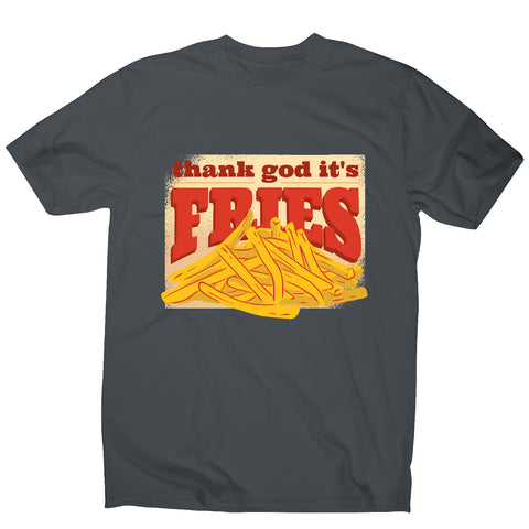 T.G.I.F. Fries - funny foodie - men's t-shirt - Graphic Gear