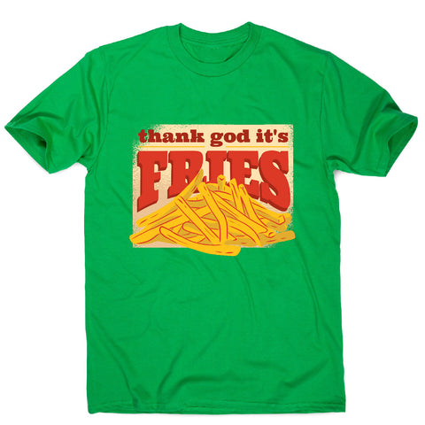 T.G.I.F. Fries - funny foodie - men's t-shirt - Graphic Gear