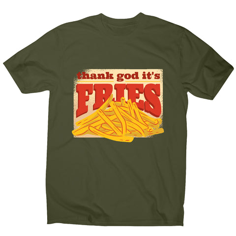 T.G.I.F. Fries - funny foodie - men's t-shirt - Graphic Gear